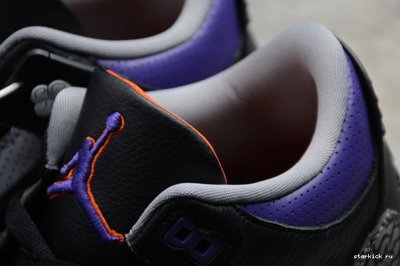 Retro Jordan CT8532-050 Purple 3 CT8532-050 Court Black Air 0912